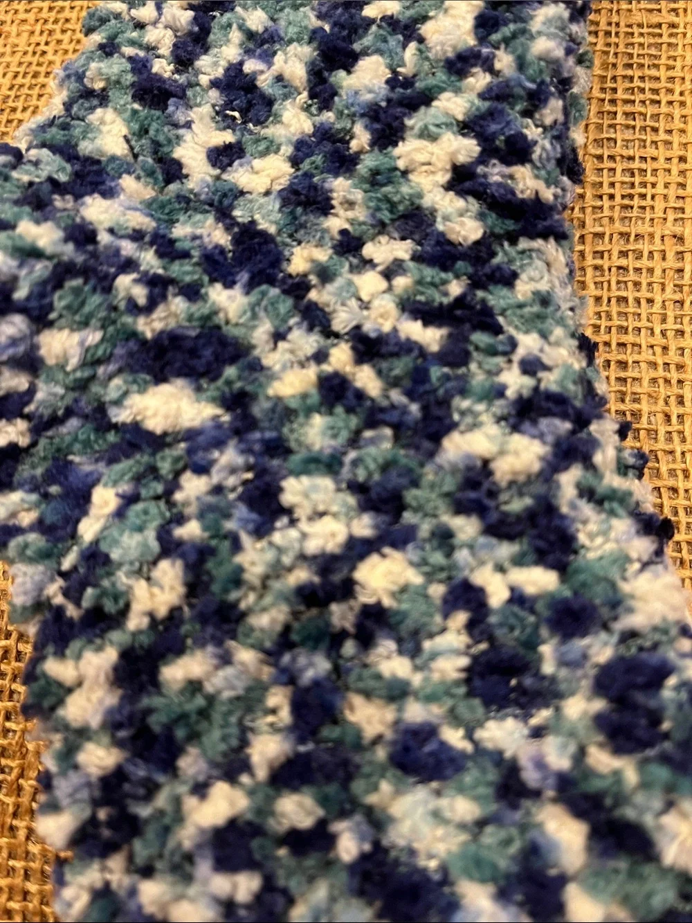 Life is Good Women’s Cozy Multi-Blue  Socks